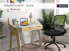 Alphason Toronto Mesh Back Office Chair in Black - Price Crash Furniture