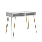 Athena Desk in White by Dorel Novogratz - Price Crash Furniture