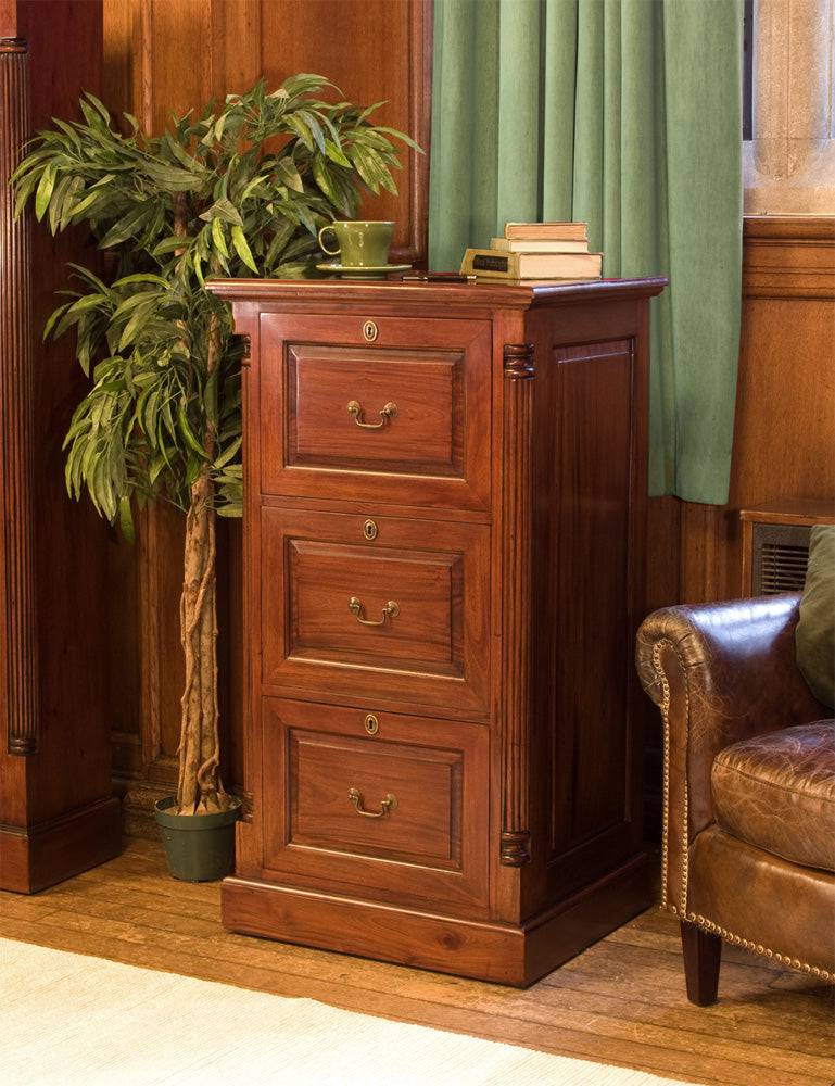 Baumhaus La Roque Three Drawer Filing Cabinet - IMR07B - Price Crash Furniture