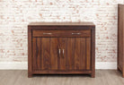 Baumhaus Mayan Walnut Hidden Home Office - Price Crash Furniture