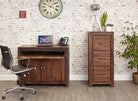 Baumhaus Mayan Walnut Hidden Home Office - Price Crash Furniture