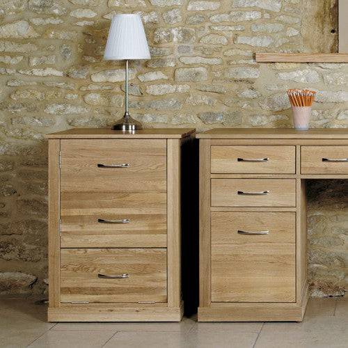 Baumhaus Mobel Oak Printer Cupboard - Price Crash Furniture