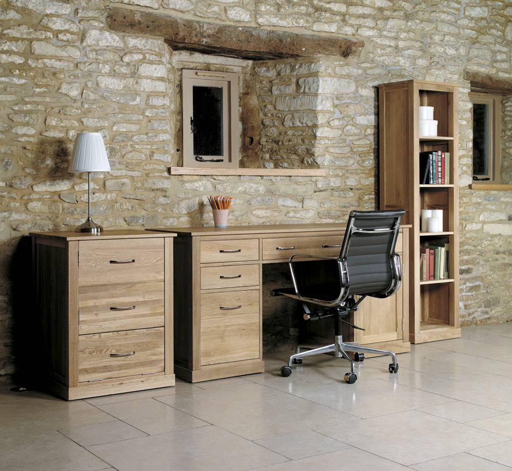 Baumhaus Mobel Oak Printer Cupboard - Price Crash Furniture