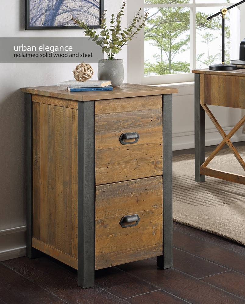 Baumhaus Urban Elegance - Reclaimed Two Drawer Filing Cabinet - Price Crash Furniture
