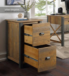 Baumhaus Urban Elegance - Reclaimed Two Drawer Filing Cabinet - Price Crash Furniture