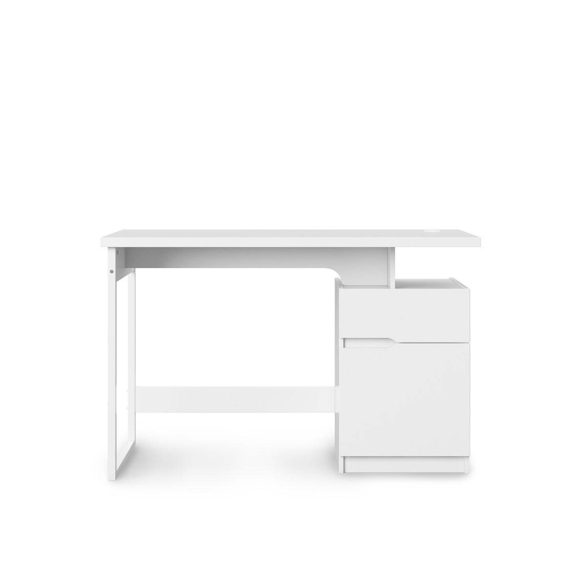 Bridport Desk in White by Alphason - Price Crash Furniture