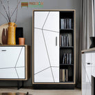 Brolo Wide 1 door bookcase - Price Crash Furniture