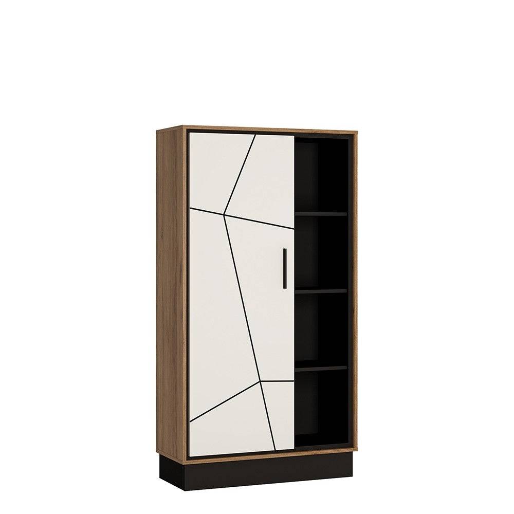 Brolo Wide 1 door bookcase - Price Crash Furniture