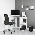 Chesil Desk in White by Alphason - Price Crash Furniture