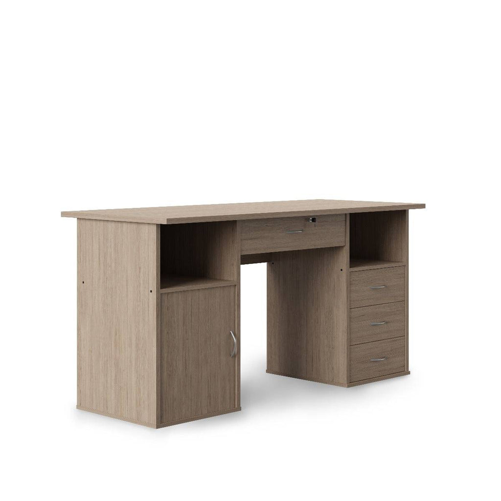 Dallas Desk in Oak by Alphason - Price Crash Furniture