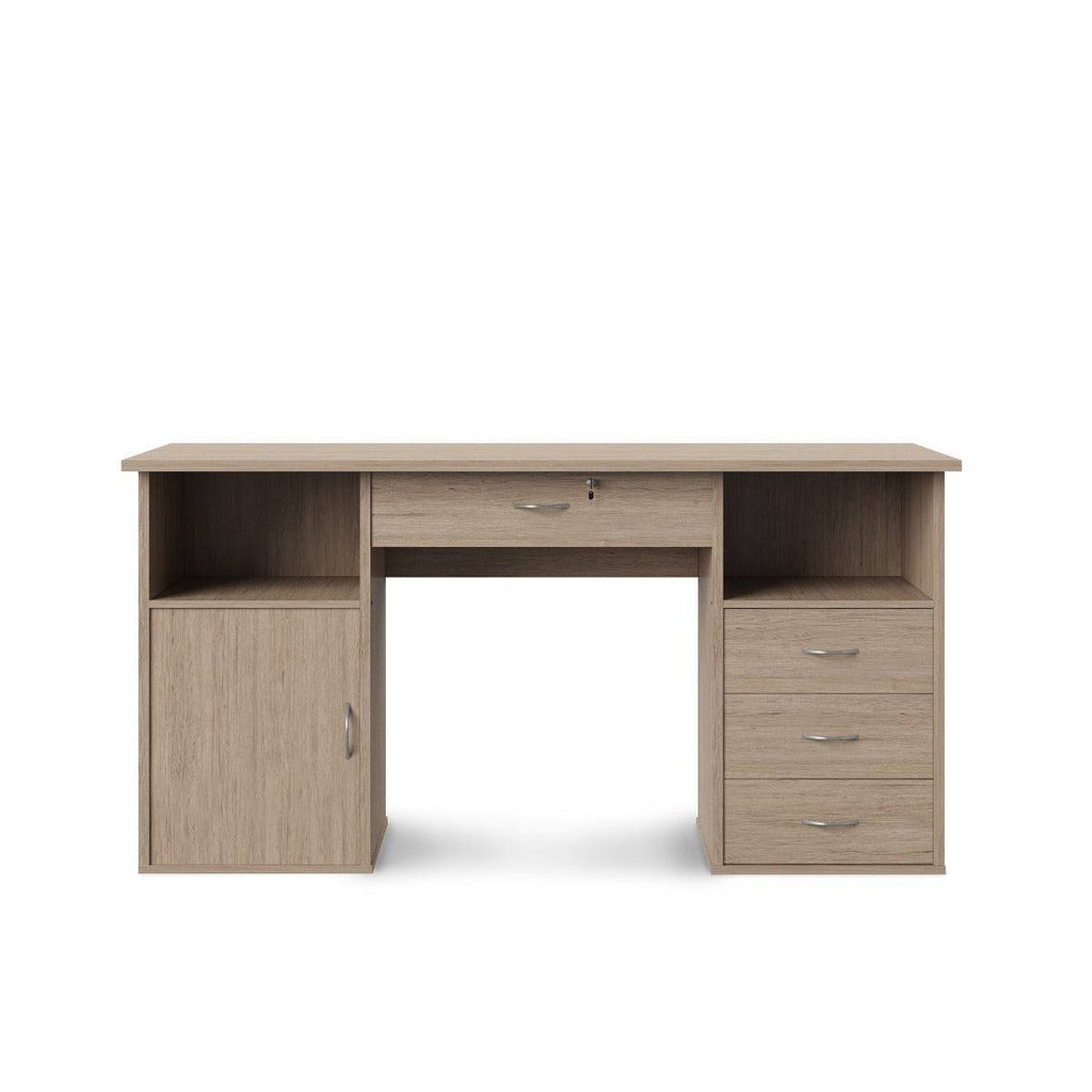Dallas Desk in Oak by Alphason - Price Crash Furniture