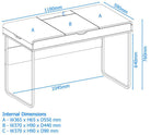 Dorset Desk by Alphason - Price Crash Furniture