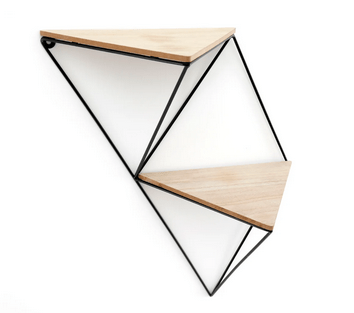 Double Triangular Shelf 47cm - Price Crash Furniture