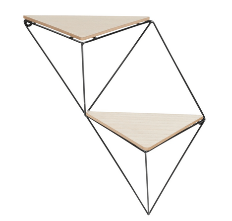 Double Triangular Shelf 47cm - Price Crash Furniture