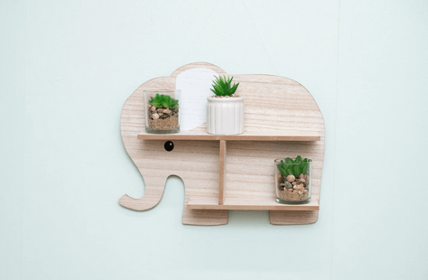 Elephant Shaped Shelf Unit - Price Crash Furniture