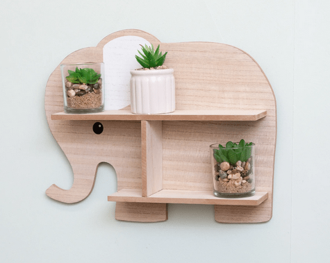 Elephant Shaped Shelf Unit - Price Crash Furniture