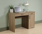 Essentials L-Shaped Desk in Summer Oak - Price Crash Furniture