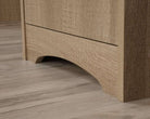 Essentials L-Shaped Desk in Summer Oak - Price Crash Furniture