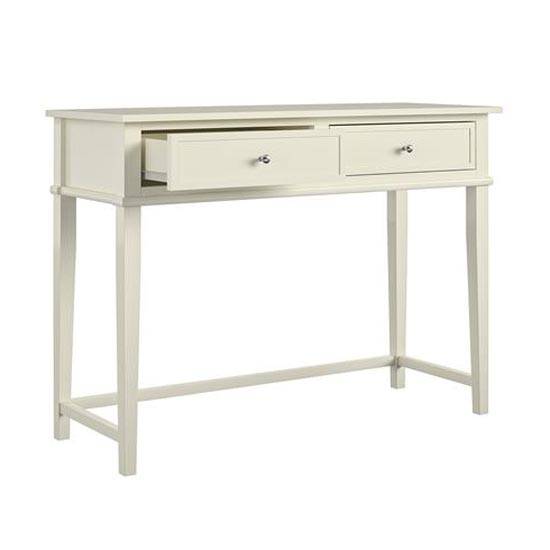 Franklin Computer Laptop and Writing Desk in White by Dorel - Price Crash Furniture