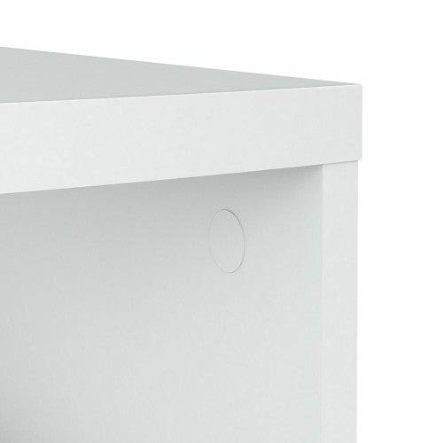 Function Plus 3 Drawer Desk in White & Oak - Price Crash Furniture