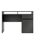 Function Plus Desk 1 Door 1 Drawer in Black - Price Crash Furniture