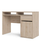 Function Plus Desk 1 Door 1 Drawer in Jackson Hickory Oak - Price Crash Furniture