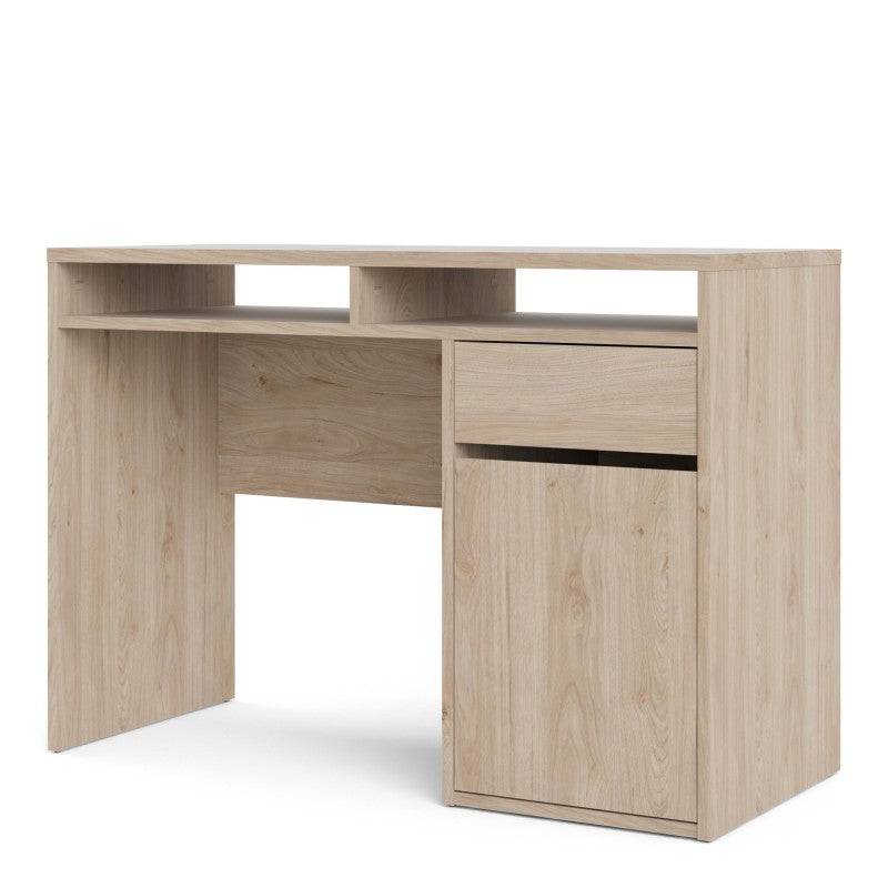 Function Plus Desk 1 Door 1 Drawer in Jackson Hickory Oak - Price Crash Furniture
