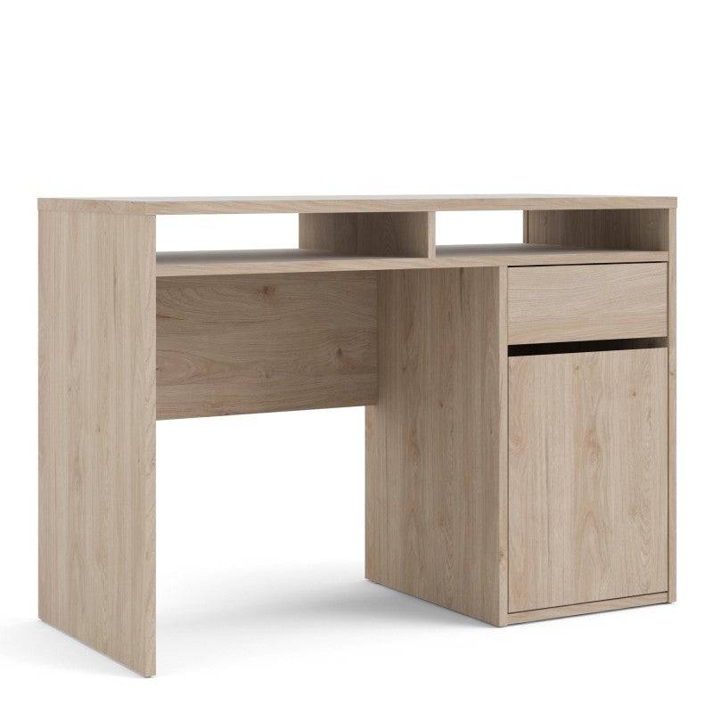 Function Plus Desk 1 Door 1 Drawer in Jackson Hickory Oak - Price Crash Furniture