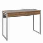 Function Plus Desk 2 Drawers In Walnut - Price Crash Furniture