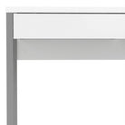 Function Plus Desk 2 Drawers in White High Gloss - Price Crash Furniture