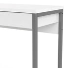 Function Plus Desk 2 Drawers in White High Gloss - Price Crash Furniture