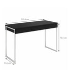 Function Plus Desk 3 Drawers in Black - Price Crash Furniture