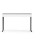 Function Plus Desk 3 Drawers in White - Price Crash Furniture