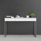 Function Plus Desk 3 Drawers in White - Price Crash Furniture