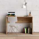 Function Plus Desk in Wotan Light Oak - Price Crash Furniture