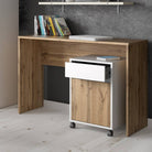 Function Plus Desk in Wotan Light Oak - Price Crash Furniture