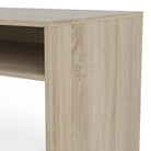 Function Plus Desk multi-functional Desk with Drawer and 1 Door in White and Oak - Price Crash Furniture