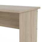 Function Plus Oak Desk 3 White Drawers - Price Crash Furniture