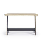 Jersey Desk in oak and black by Alphason - Price Crash Furniture