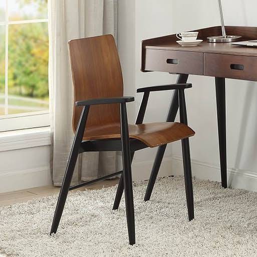 Jual Furnishings PC612 Walnut Retro Vintage Design Office Chair - Price Crash Furniture