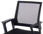 Loft Office Chair in Black Mesh Back, Black Fabric Seat by Core - Price Crash Furniture