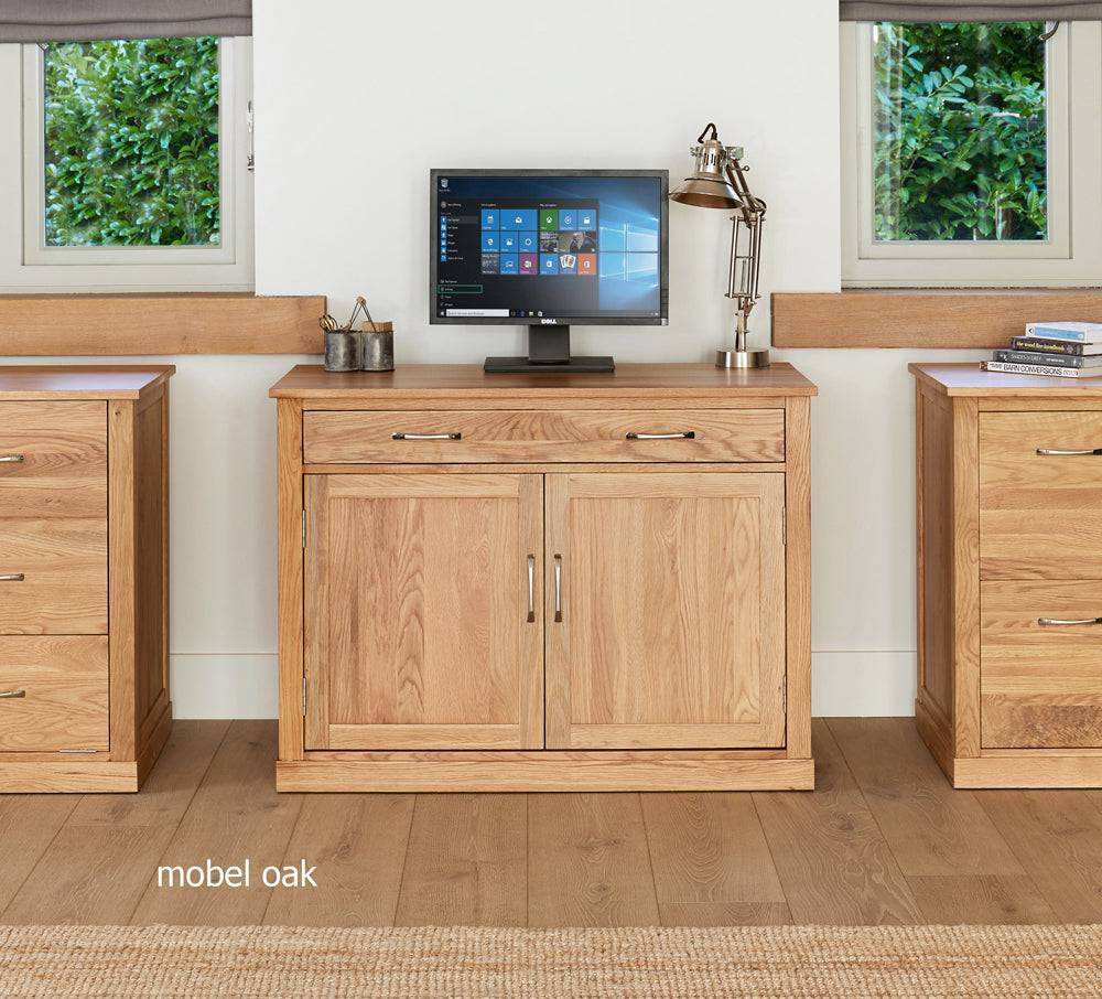 Mobel Oak Hidden Home Office by Baumhaus - Price Crash Furniture