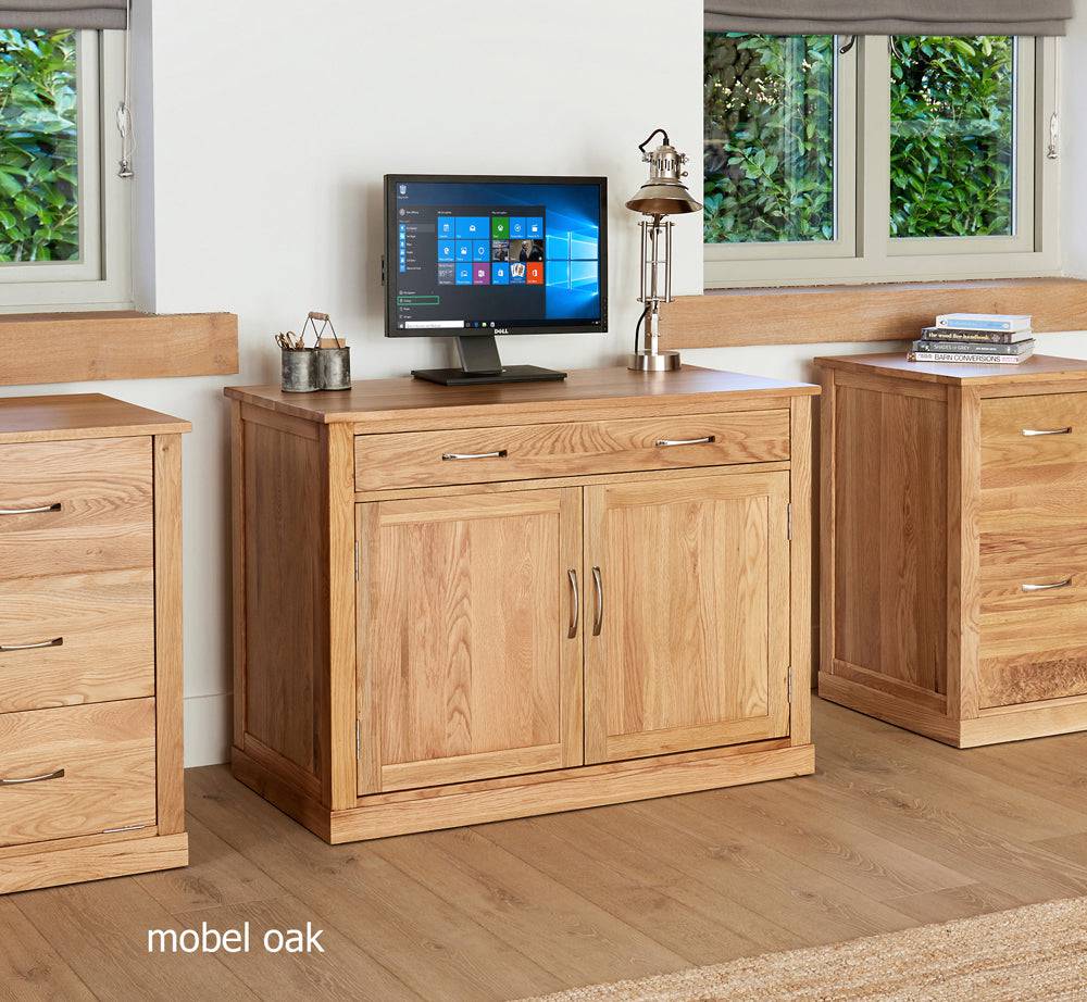 Mobel Oak Hidden Home Office by Baumhaus - Price Crash Furniture