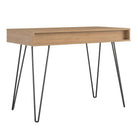 Novogratz Concord Desk with Storage in Natural & Black finish by Dorel - Price Crash Furniture