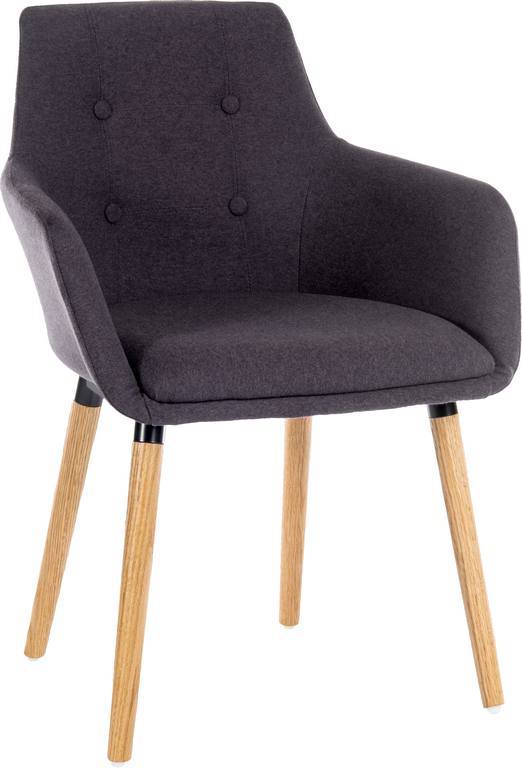 Pair of Teknik 4 Legged Reception Chairs - Graphite - Price Crash Furniture