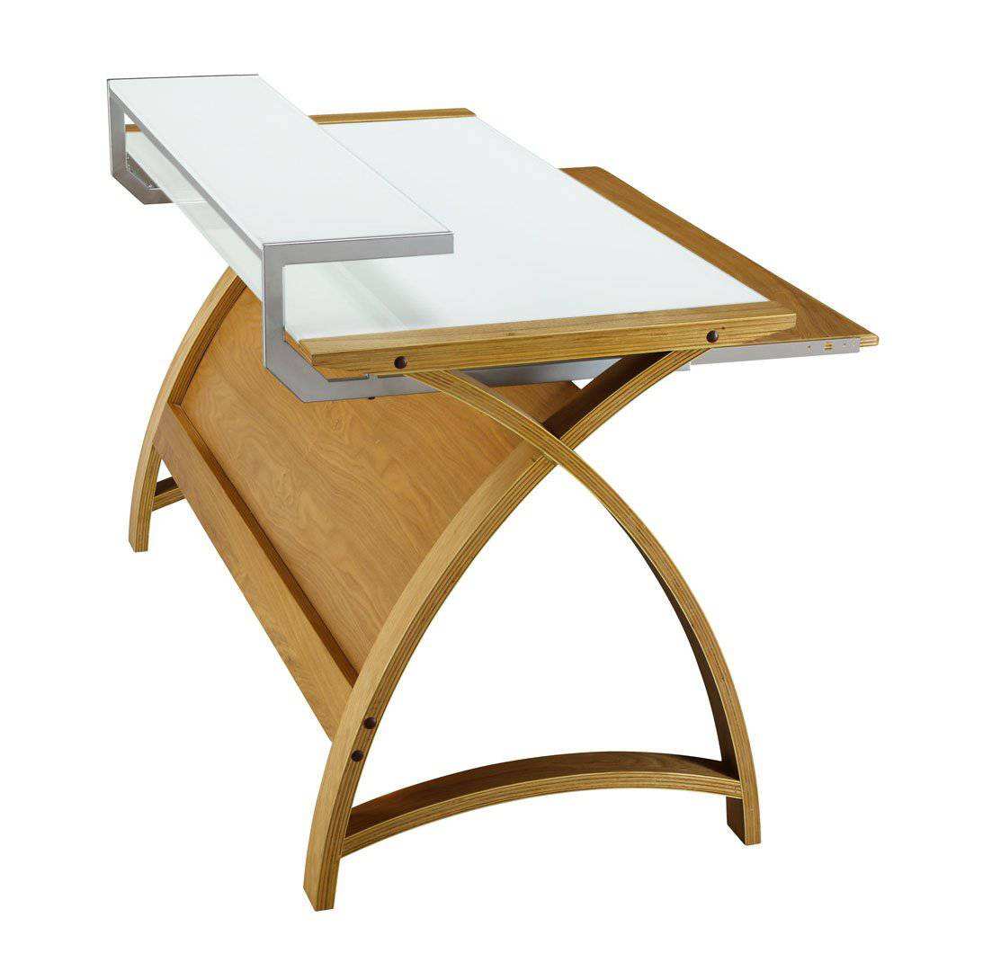 PC201 Helsinki 1300mm Desk in Oak by Jual - Price Crash Furniture