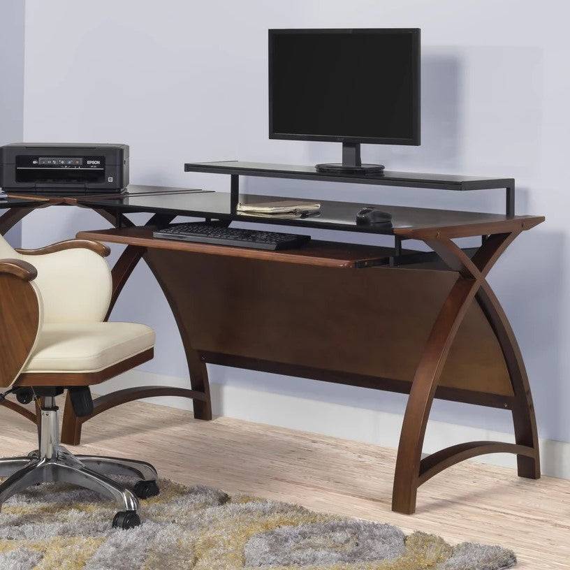 PC201 Helsinki 1300mm Desk in Walnut by Jual - Price Crash Furniture