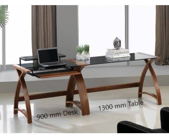 PC201 Helsinki 1300mm Desk in Walnut by Jual - Price Crash Furniture