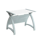 PC201 Helsinki 1300mm Table Desk in Grey by Jual - Price Crash Furniture