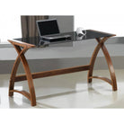 PC201 Helsinki 1300mm Table Desk in Walnut by Jual - Price Crash Furniture